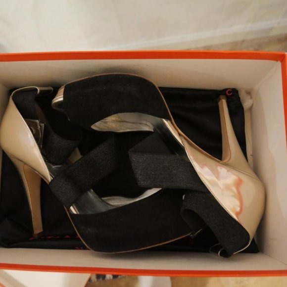 High heel sandals, CLAUDIA CIUTI , Sz 7 (37EURO) - Picture 3 of 8